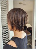 シークレットハイライトカラーシュートボブ