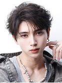 フェザーパーマフェザーショート毛流れセンターパート韓国ヘア野