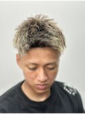 スキンフェード/ツイストパーマ/ハイライト