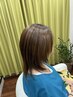 【艶・透明感*】カット+リタッチカラー￥12100→￥11000