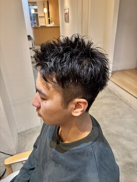 メンズ刈り上げスパイキーショート【佐藤和弥】