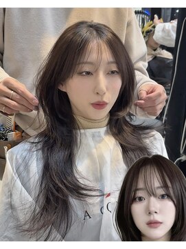 アクアオモテサンドウ(ACQUA omotesando) bロングハッシュカットロングレイヤーハイレイヤーウルフ