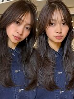 ピープル(people)&nbsp;ロングレイヤー/レイヤー/顔周りカット/2wayバング