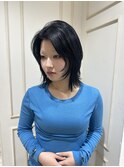 艶カラーとレイヤーカット