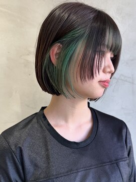 ニコトウキョウ 新宿(nico TOKYO) 20代30代ボブレイヤーボブ顔周りレイヤー韓国風ボブハッシュボブ