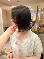 モリオ フロム ロンドン サッポロファクトリー店(morio FROM LONDON)&nbsp;morio  骨格矯正カット　札幌　外ハネボブ　切りっぱなしボブ