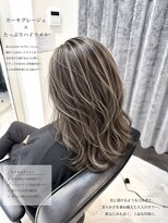 サロンワン(Salon1)&nbsp;カーキグレージュにハイライト