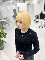ギア(GEAR.)&nbsp;リタッチのみで継続可能な抜きっぱなしブロンドカラー♪