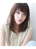 艶ストレートセミロング