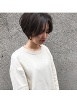 リンク ヘアスペース(Link hair space) 【Link西村】[お客様スタイル69］#ハンサムショート#パーマ#ボブ