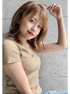 アピィス(APPiiS) セナオレンジベージュミディ