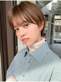【mee.】ハセガワヒトシ 春　ミントベージュ　ショート