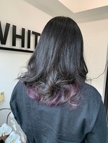 リベルテ 池袋(liberte) インナーカラー×パープル
