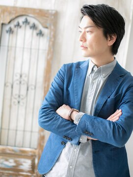 モッズヘア メン 新所沢店(mod's hair men) アレンジ自在♪七三アップバングショートB