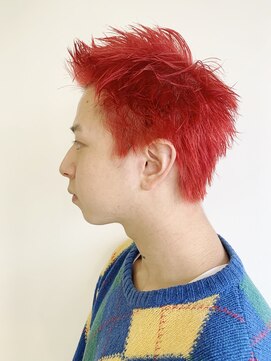 スー 渋谷(suu) ＊【SUN】チェリーレッドスパイキーショート