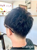 【orange大分賀来】メンズツーブロックパーマスタイル