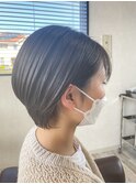 耳掛け○美シルエットボブスタイル(^ ^)