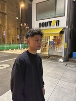 ストリートアフロ君　金メッシュ