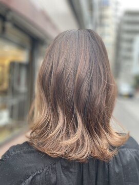 フラット 千葉(Flat.) ラテベージュグラデーションカラー【千葉】