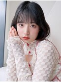 ワンホンボブ_チェリーブラウンフェミニンロング_29214