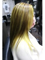 フェイスヘアーデザイン(Faith Hair Design) イエローハイライト