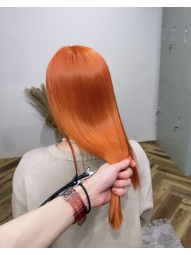 ラニヘアサロン(lani hair salon) オレンジカラー