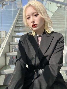 グロー 大宮(GLROW) ◆ 韓国大宮顔周り髪質改善レイヤー前髪カットくびれブリーチ