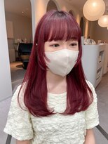 リッカ(LICCA)&nbsp;【LICCA 伊崎優李】姫カット/チェリーレッド/レイヤーカット