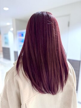 リッシュ 東松戸店(RISHE) ブリーチなしのビビットピンク