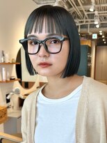 ノイカーム(noi Calm)&nbsp;ショートカット前下がりボブショートボブグレージュカラー