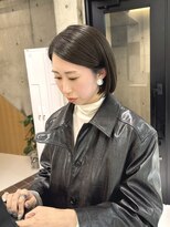 ナギ(nagi)&nbsp;顎ライン切りっぱなしボブ