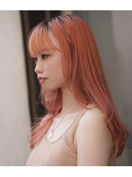 シュク 高円寺(SYUK) SYUK kazu 【高円寺 顔まわりカット 髪質改善 ハイライト 】