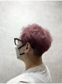 辻堂/刈り上げ女子/春カラー/ケアブリーチ