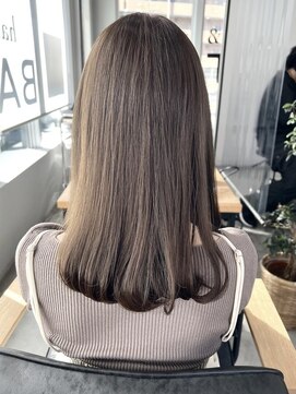 トリコ 柏(tricot) 大人可愛い/ミルクティーベージュ/ツヤ髪ロング/レイヤーカット