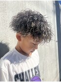 ツイストスパイラル 波巻きパーマ メッシュ スペインカール