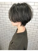 ハンサムショート黒髪ショート30代40代50代60代ショートカット