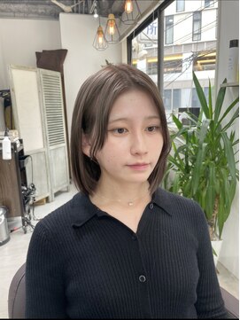 アイズ 横浜(IS) 横浜/切りっぱなしボブ/顔周りカット