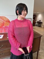 ヘアーアイストゥーレ(HAIR ICI TRE)&nbsp;ミニボブぷつっとカットフェイスレイヤーリップラインボブ
