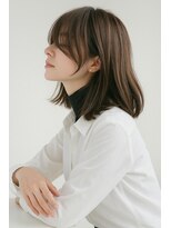 アンルポン 梅田(un le pont) 【アンルポン梅田】顔まわりレイヤーしっとりミディ