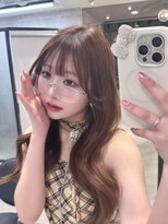 リリー(Lilley) マロンベージュ×小顔レイヤー×韓国風巻き【ayana】