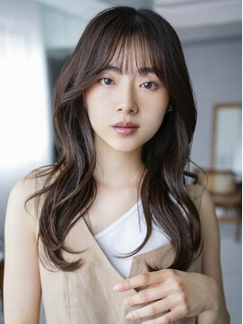 アイティーバイアルバム 下北沢店(IT by ALBUM) グレーベージュ顔周りレイヤーオリーブベージュ_F0162