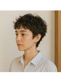 くせ毛風ベリーショート　20代 30代 40代 50代 60代　髪質改善