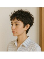 スープレックス ヘアーデザイン(SOUPREX HAIR DESIGN) くせ毛風ベリーショート 20代 30代 40代 50代 60代 髪質改善
