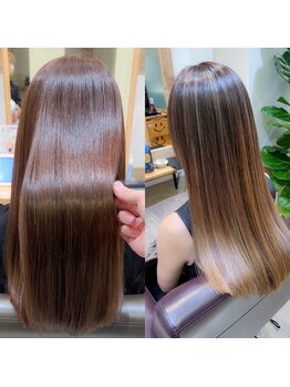 <藤沢駅/髪質改善>ロレアル世界NO.1トリートメント"ケラスターゼ"取り扱い◎人気のオージュアも取り揃え有