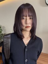 ナループロアボタン(Nalu pu loa BOTAN)&nbsp;レイヤーカット/シャギーレイヤーカット/ラベンダーブラウン