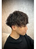 MEN'SHAIR 【無造作×ツイストスパイラル】濡れ感の束感マッシュ