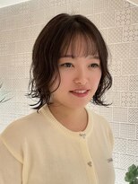 ピークアブー アヴェダ アトレ恵比寿(PEEK-A-BOO AVEDA) ◇ニュアンスパーマ/ボブスタイル/透けバング/抜け感/ボブパーマ