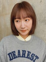 ガーデン 銀座(GARDEN)&nbsp;ボブ 顔まわり 前髪 ナチュラルブラウン レイヤー