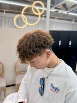 メンズサロン スイ 春日井(MEN'S salon SUI)&nbsp;メッシュ波巻きパーマ