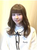 顔まわりカット/レイヤー/ブリーチなし/髪質改善/トリートメント